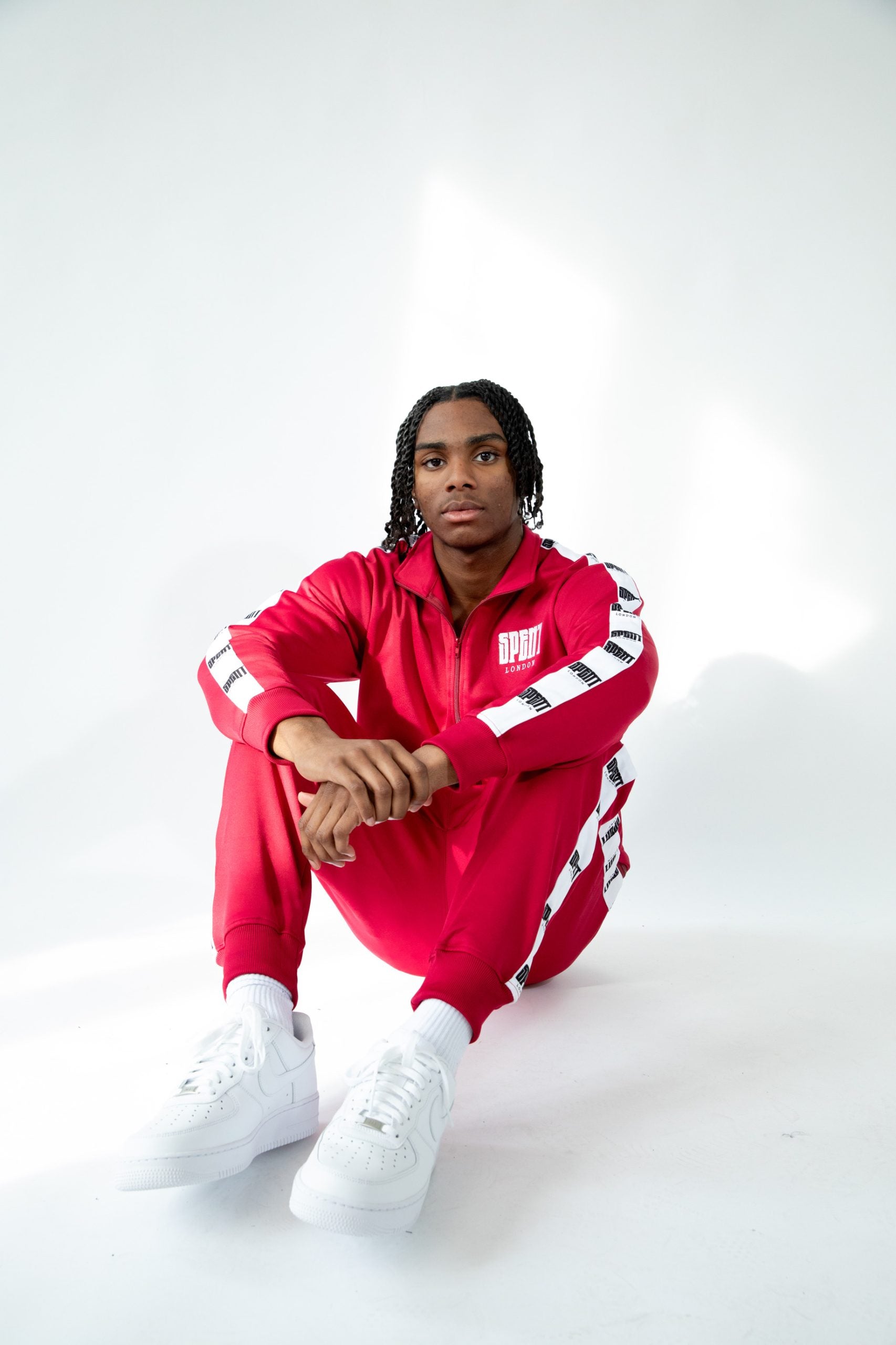 Red Zipped Sublimation Tracksuit