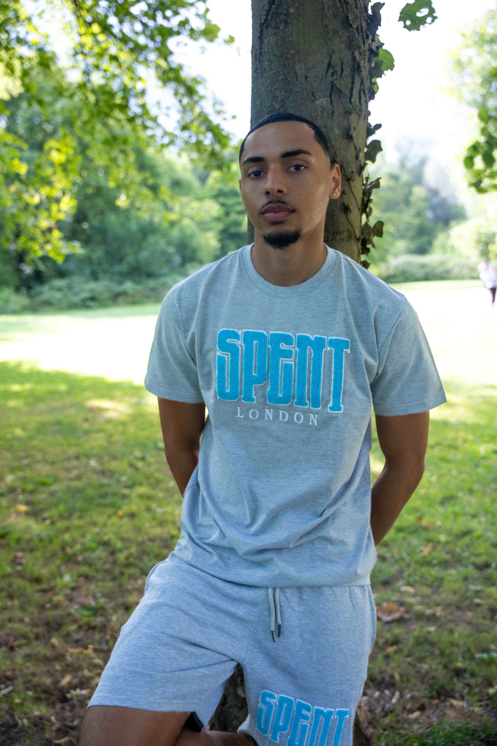 Chenille Embroidered T-Shist & Shorts Set