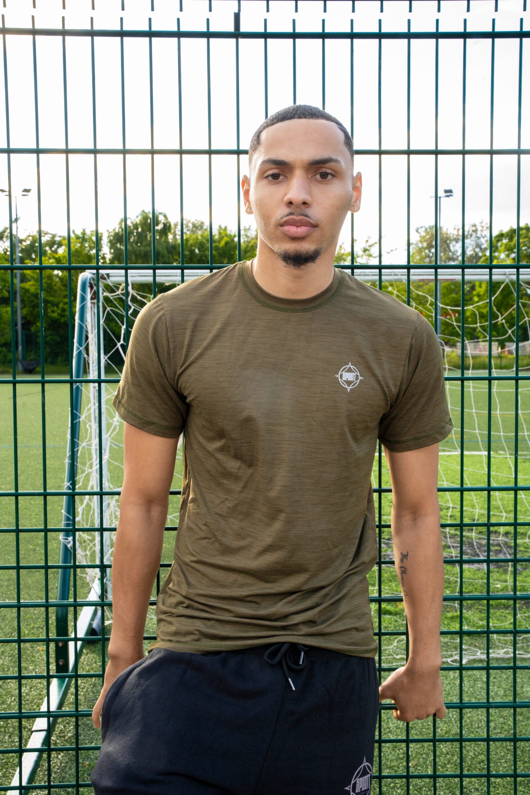 Olive Cotton Jersey T-Shirt