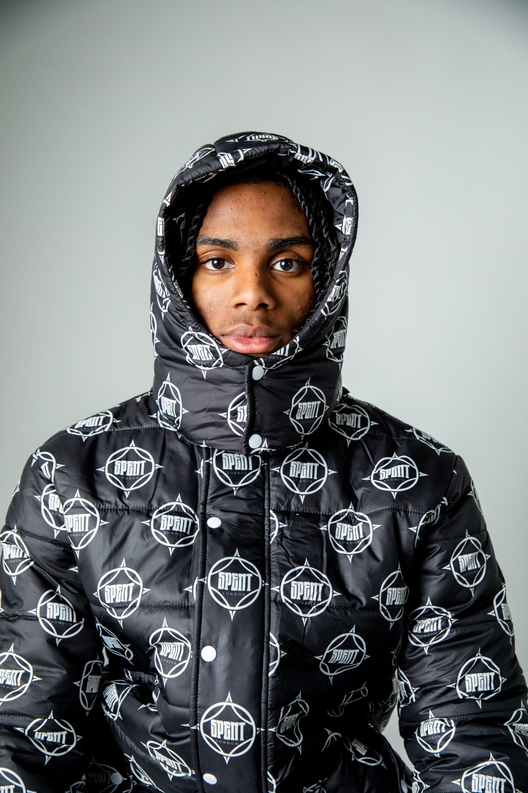 Premium Men’s Black Sublimation Jacket