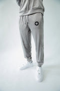 Grey Velour Joggers