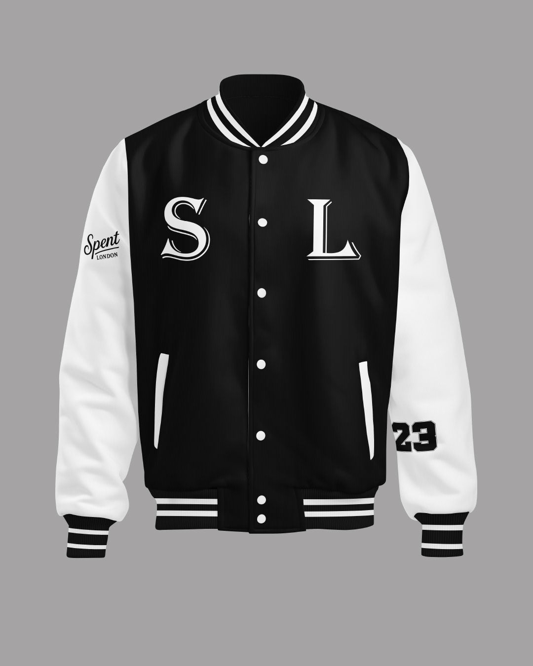 Cozy Embroidered Bomber 23 Retro Jacket