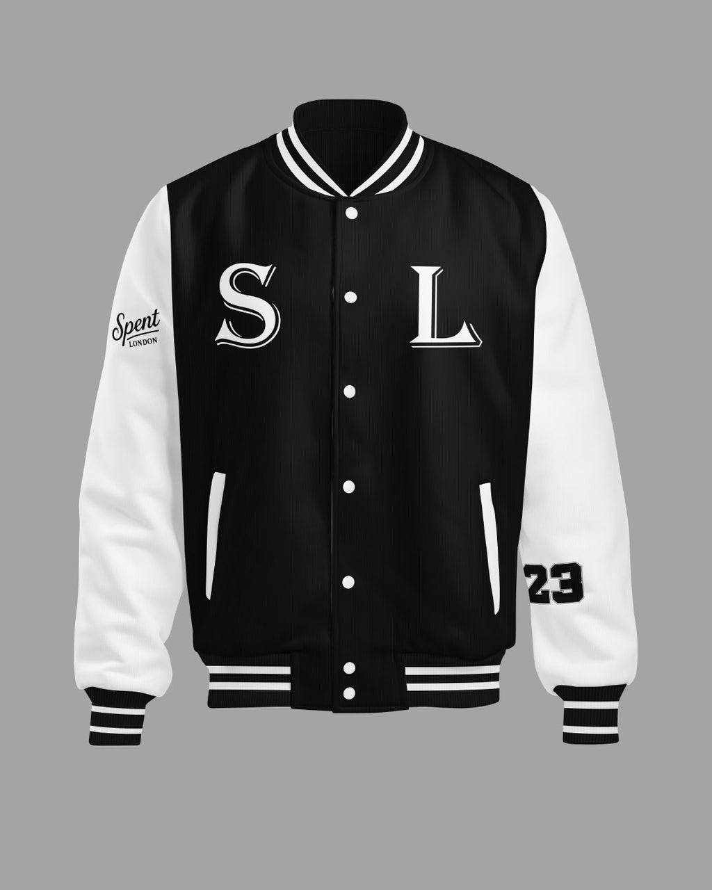 Cozy Embroidered Bomber 23 Retro Jacket