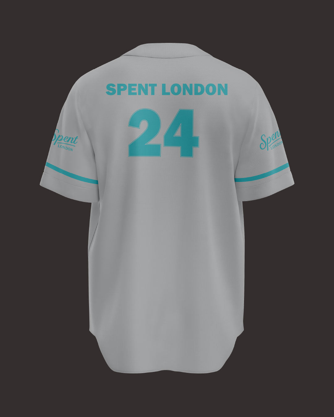 Baseball Jersey Grey 24