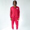Red Zipped Sublimation Tracksuit | Bold 2-Piece