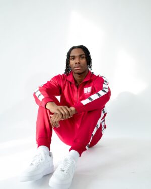 Red Zipped Sublimation Tracksuit | Bold 2-Piece