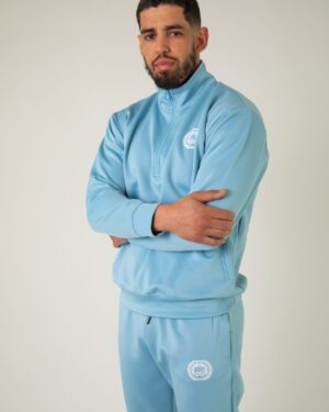Men Soft Half Zipped 1P Track Top