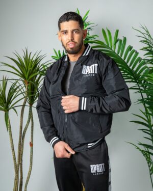 Black Varsity Bomber Jacket – 1 Bold Piece