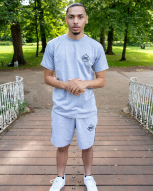 Grey T-Shirt & Shorts Set – 2 Piece Essentials