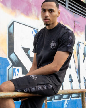 Black Sublimation T-Shirt & Shorts Set – 2 Bold Pieces