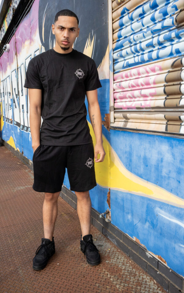 Black Sublimation T-Shirt & Shorts Set – 2 Bold Pieces