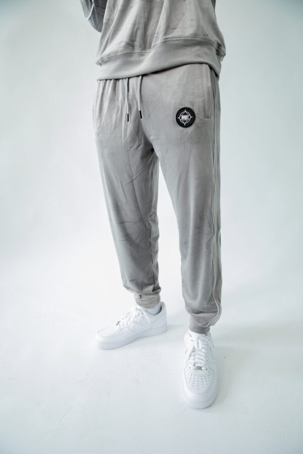 Bottoms-min-scaled-1 Grey Velour Joggers – 1 Bold Piece