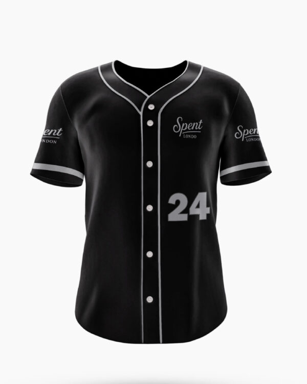 Black Unisex Premium 24 Retro Baseball Jersey