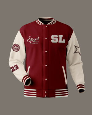 Soft Varisty Jacket with Badges 1P