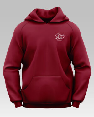 Embroider Stress Less Hoodie