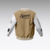 Soft Wool Varsity Bomber Jacket 1P